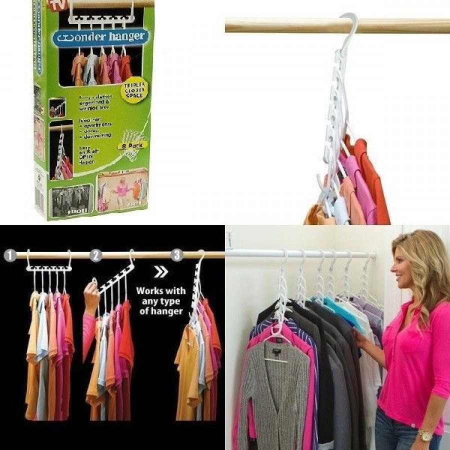Suport organizator pentru umerase Triples Closet Space, 8 bucati - Bucatarie -wowreduceri.ro Suport organizator pentru umerase Triples Closet Space, 8 bucati - Bucatarie - wowreduceri.ro