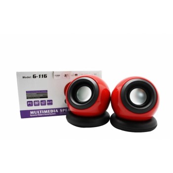 Mini boxe multimedia USB, 2 X 2W, G-116 Mini boxe multimedia USB, 2 X 2W, G-116