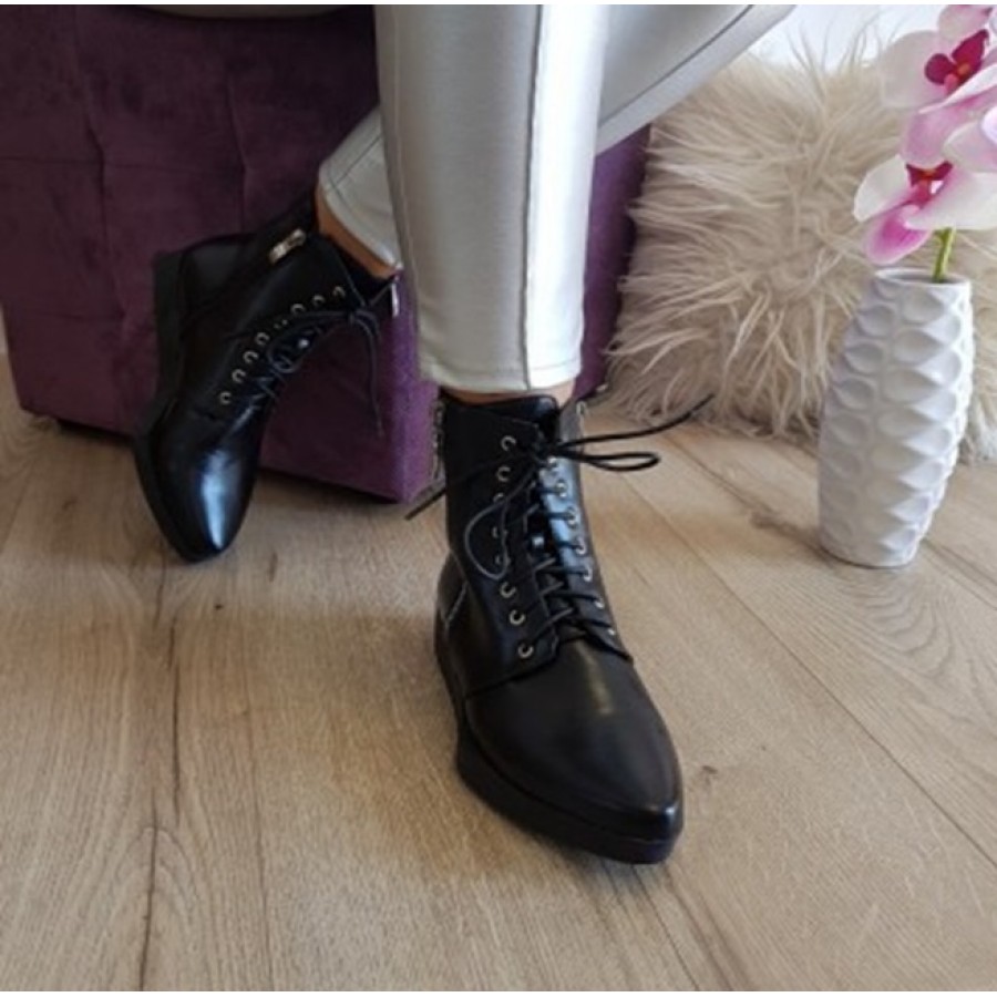 Ghete casual D42 BLACK R2/3/1 - Ghete - wowreduceri.ro
