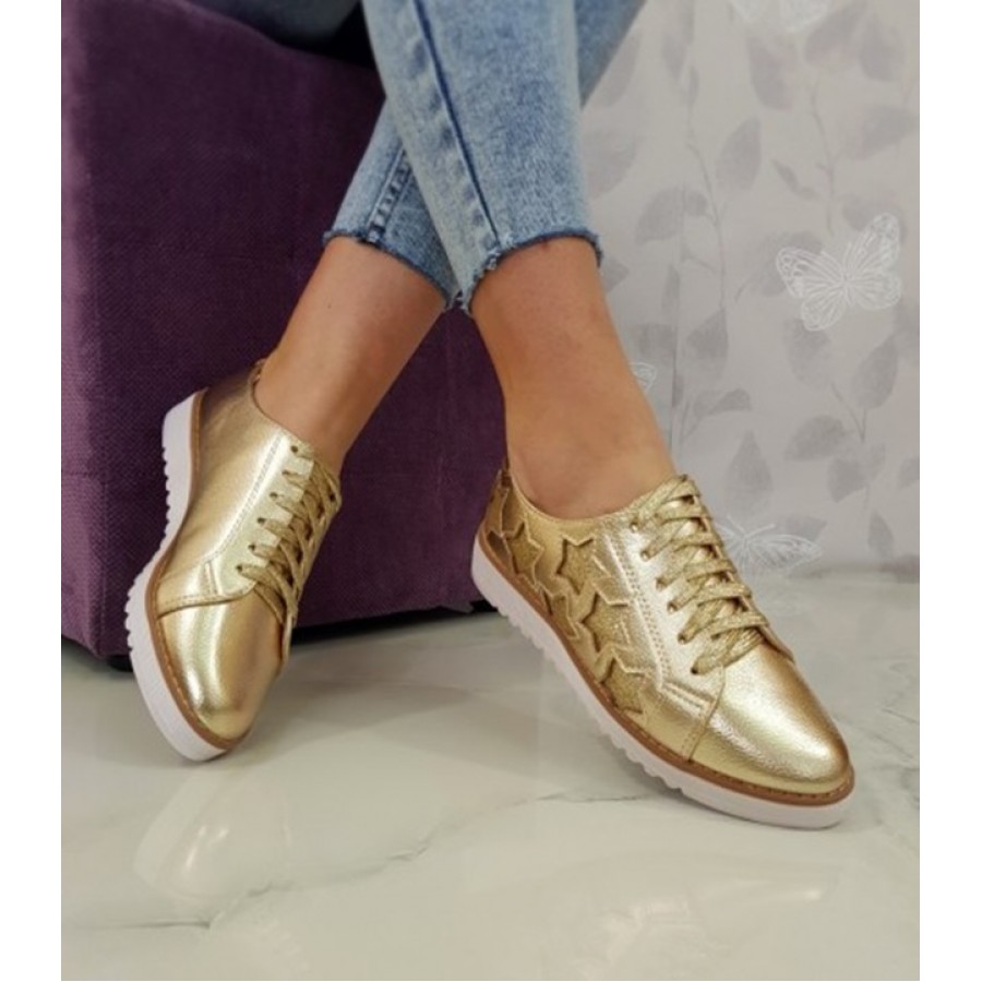 Pantofi casual WH-243 GOLD R1/4/5 - Pantofi casual - wowreduceri.ro