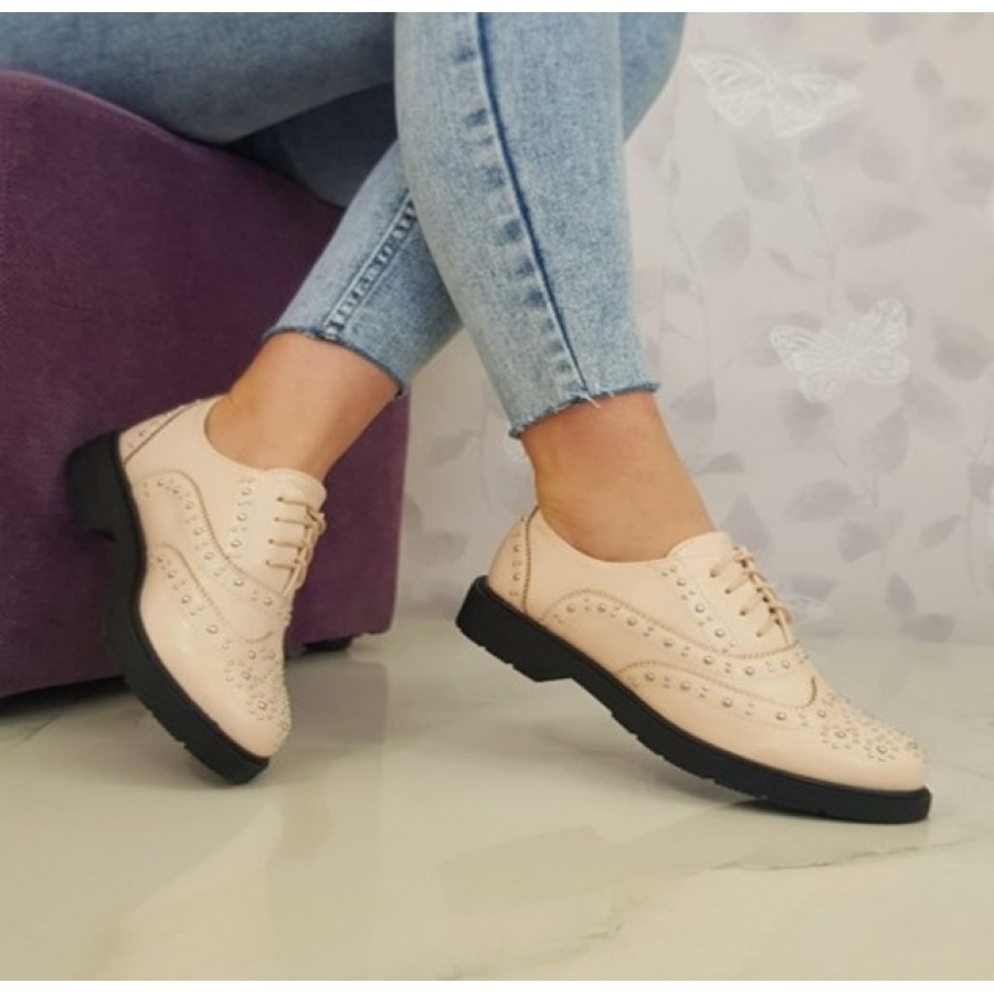 Pantofi FN363 BEIGE R1/10/2 - Pantofi casual - wowreduceri.ro