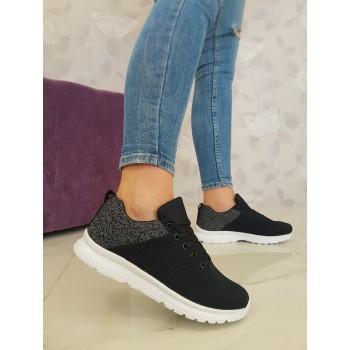 Pantofi casual DA53 BLACK-GREY R2/6/5