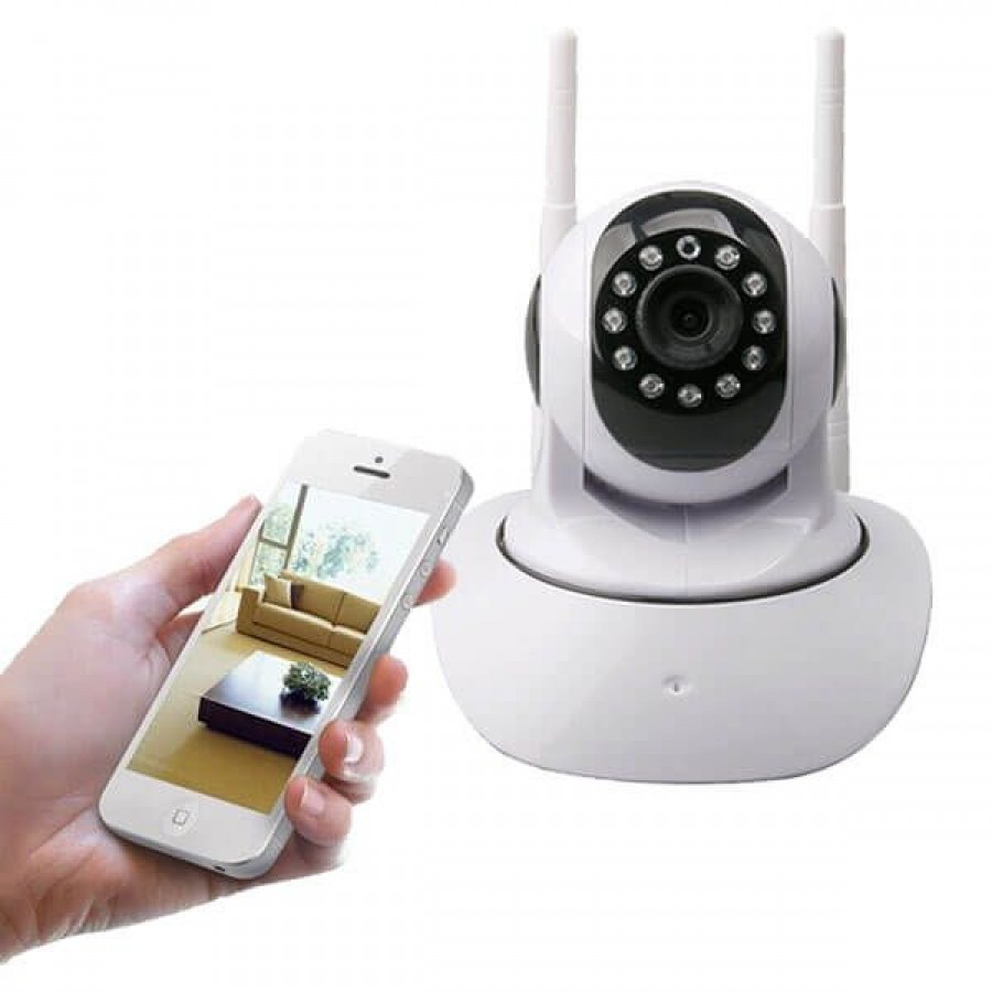 Camera de supraveghere Wireless reglabila P2P cu 2 antene - Camere de supraveghere -wowreduceri.ro Camera de supraveghere Wireless reglabila P2P cu 2 antene - Camere de supraveghere - wowreduceri.ro