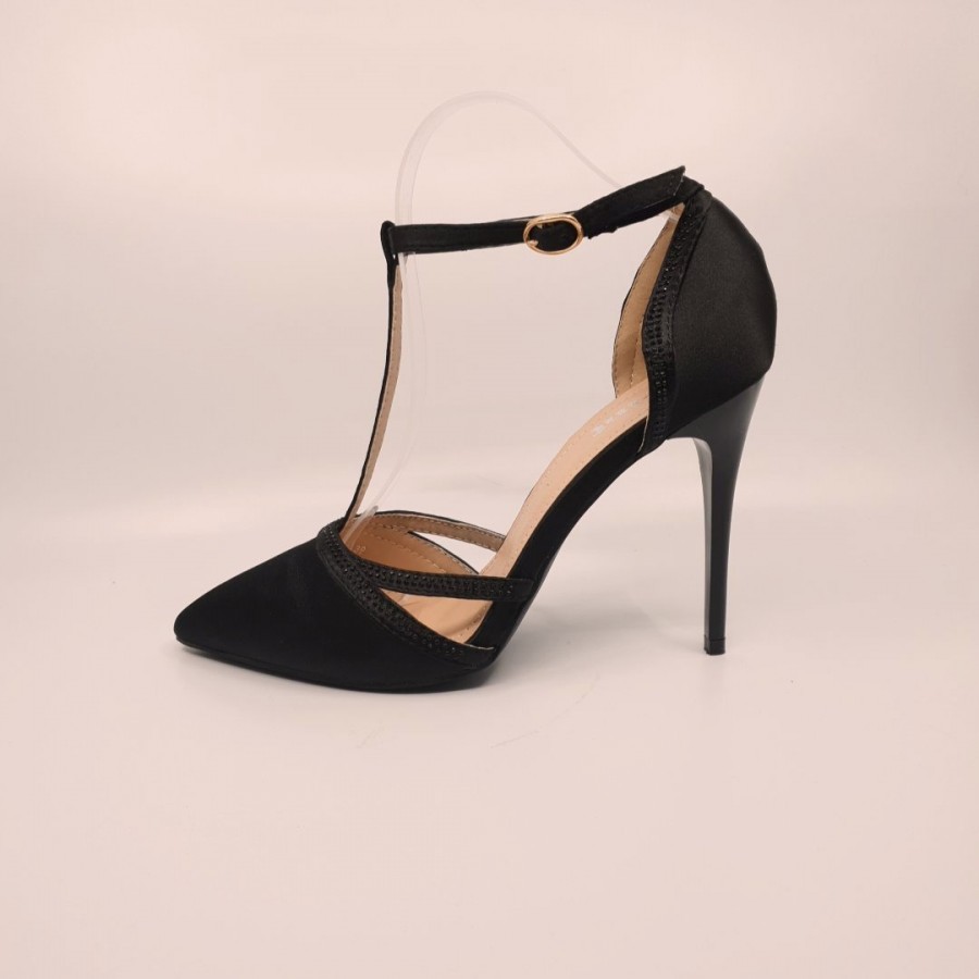 Sandale K-66 BLACK R1/4/1 - Sandale Toc -wowreduceri.ro Sandale K-66 BLACK R1/4/1 - Sandale Toc - wowreduceri.ro