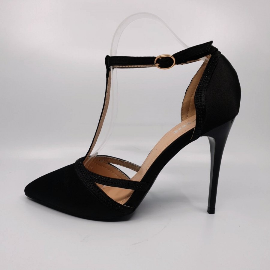 Sandale K-66 BLACK R1/4/1 - Sandale Toc -wowreduceri.ro Sandale K-66 BLACK R1/4/1 - Sandale Toc - wowreduceri.ro