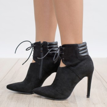 Botine  AJ528 BLACK R1/8/1 Botine  AJ528 BLACK R1/8/1