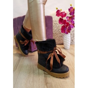 Cizme Imblanite 8706 BLACK R1/10/1 Cizme Imblanite 8706 BLACK R1/10/1