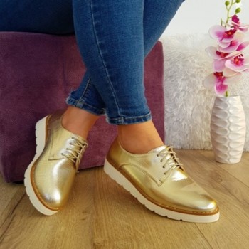 Pantofi casual 7A001 GOLD R1/10/2 Pantofi casual 7A001 GOLD R1/10/2
