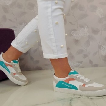 Pantofi casual 7A122 WHITE R1/1/4 Pantofi casual 7A122 WHITE R1/1/4