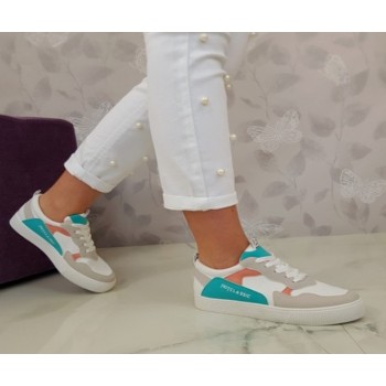 Pantofi casual 7A122 WHITE R1/1/4 Pantofi casual 7A122 WHITE R1/1/4