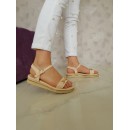 Sandale  S-0193 BEIGE R1/7/3 - Sandale - wowreduceri.ro