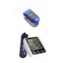 PACHET Tensiometru Electronic Pentru Brat, Display LCD, PLUS Aparat de masurare puls, Oximetru pentru deget cu display, Masurare Saturatie Oxigen, - Ingrijire Personala - wowreduceri.ro