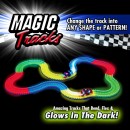 Pista flexibila, cu 165 piese fosforescente + 1 masinuta Jucarie Pista Flexibila Luminoasa Magic Tracks, + Masinuta cu LED, SUPER PRET, cadoul ideal pentru copii COD 0200-122 ( ELECTRONICE )