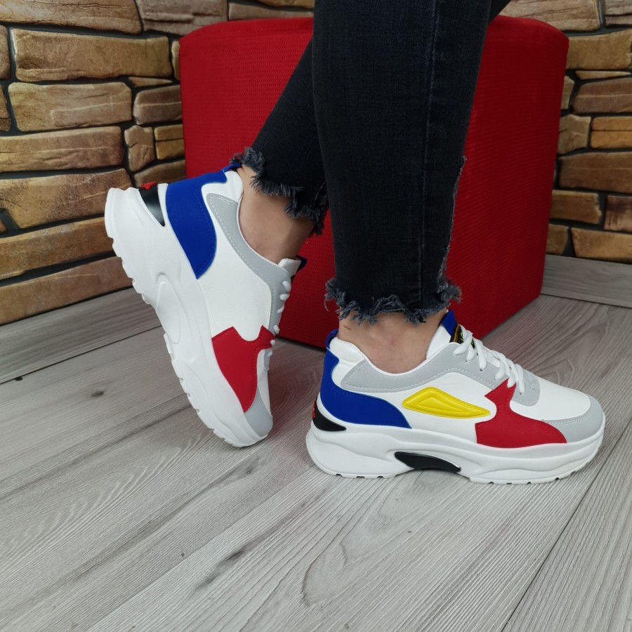 Pantofi Sport YF120-1 WHITE/BLUE/RED R2/9/5 - Incaltaminte Sport -wowreduceri.ro Pantofi Sport YF120-1 WHITE/BLUE/RED R2/9/5 - Incaltaminte Sport - wowreduceri.ro