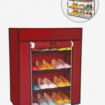 Pantofar Dulap Textil 4 Etaje Compages Shoe Shelf 5588 60x75x30cm Pantofar Dulap Textil 4 Etaje Compages Shoe Shelf 5588 60x75x30cm