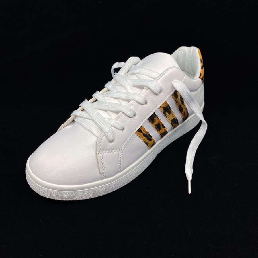 Pantofi casual C1817 WHITE/LEOPARD R1/4/2 - Pantofi casual - wowreduceri.ro