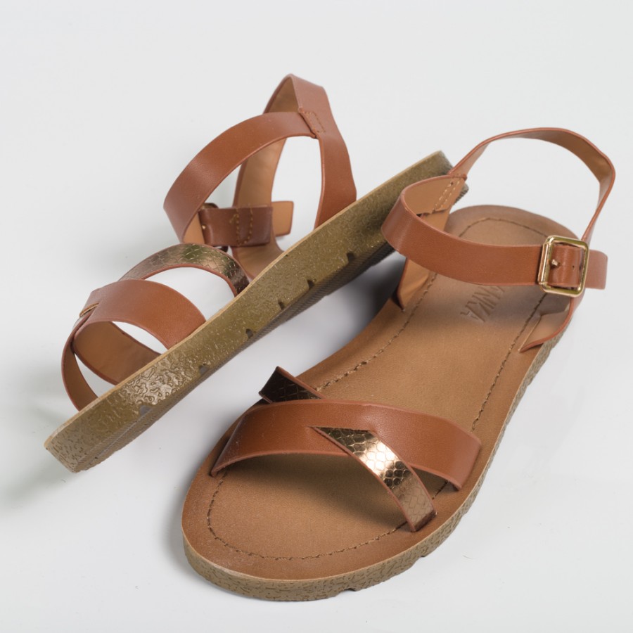Sandale JK- 57 BROWN R1/7/2 - Sandale -wowreduceri.ro Sandale JK- 57 BROWN R1/7/2 - Sandale - wowreduceri.ro