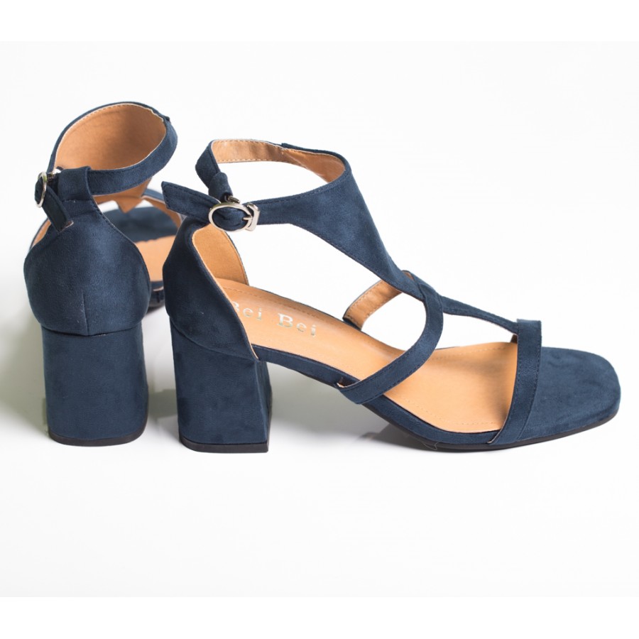 Sandale SH772-D-BLUE R1/7/2 - Sandale Toc -wowreduceri.ro Sandale SH772-D-BLUE R1/7/2 - Sandale Toc - wowreduceri.ro