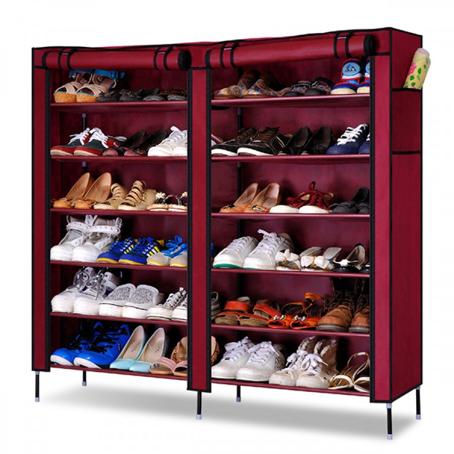 Dulap textil dublu Shoe Cabinet 2712, 120 x 30 x 118 cm - ELECTRONICE -wowreduceri.ro Dulap textil dublu Shoe Cabinet 2712, 120 x 30 x 118 cm - ELECTRONICE - wowreduceri.ro