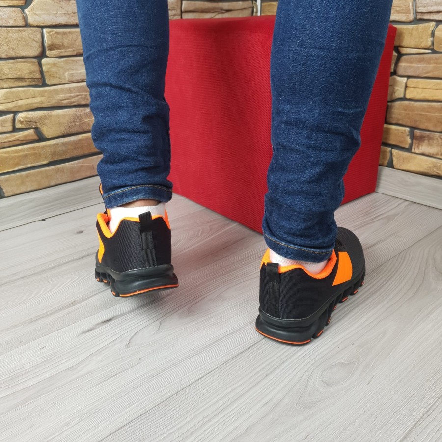 Pantofi casual DDC1 BLACK-ORANGE R2/5/2 - Pantofi sport - wowreduceri.ro