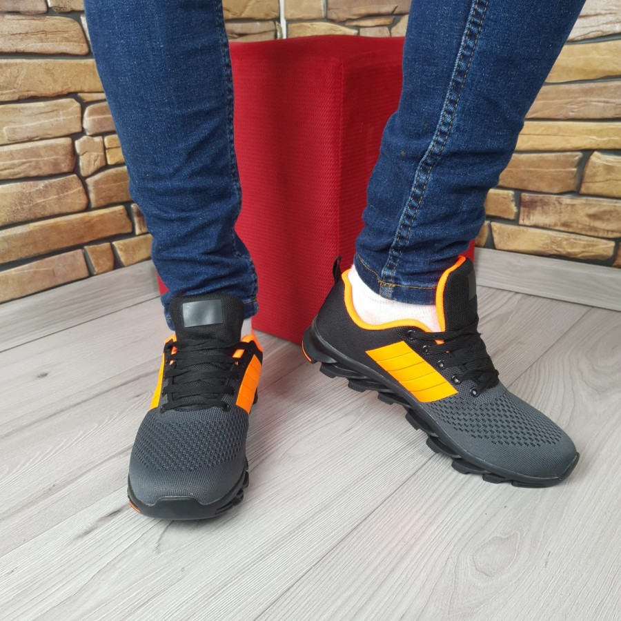 Pantofi casual DDC1 BLACK-ORANGE R2/5/2 - Pantofi sport - wowreduceri.ro