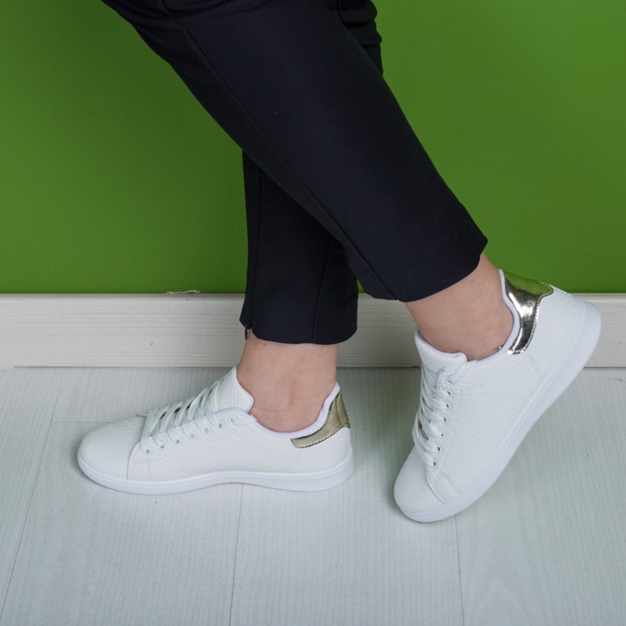 Pantofi sport F1631-5 WHITE/GOLD R1/5/3 - Incaltaminte Sport -wowreduceri.ro Pantofi sport F1631-5 WHITE/GOLD R1/5/3 - Incaltaminte Sport - wowreduceri.ro