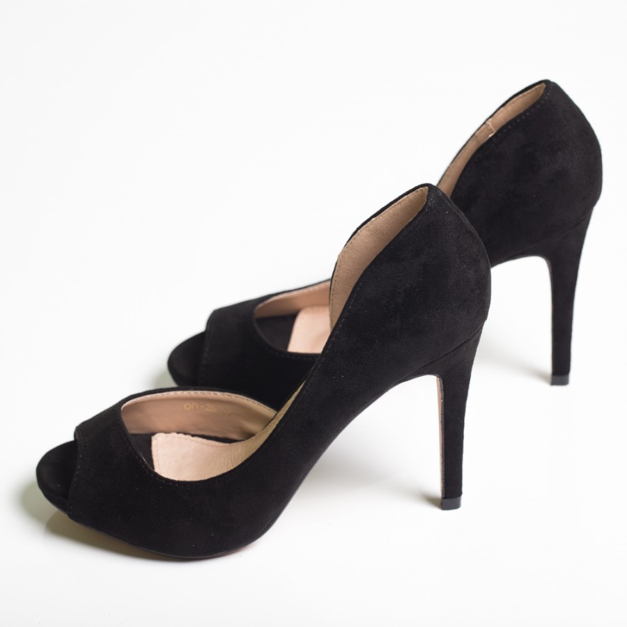 Pantofi casual OD-25 BLACK R1/4/1 - Pantofi toc -wowreduceri.ro Pantofi casual OD-25 BLACK R1/4/1 - Pantofi toc - wowreduceri.ro
