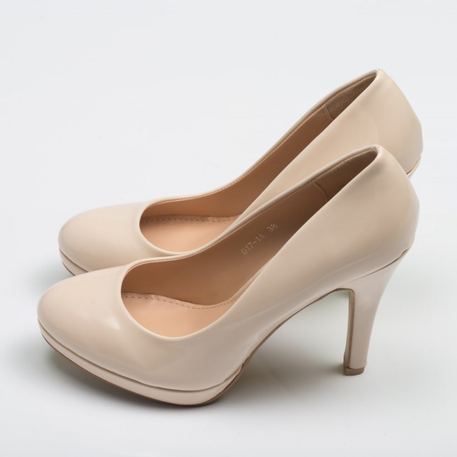 Pantofi 017-1A BEIGE R1/8/2 - Pantofi toc -wowreduceri.ro Pantofi 017-1A BEIGE R1/8/2 - Pantofi toc - wowreduceri.ro