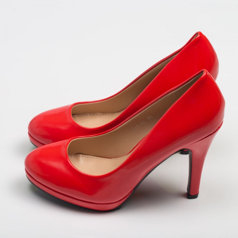 PANTOFI 017-1A RED R1/8/4 - Pantofi toc -wowreduceri.ro PANTOFI 017-1A RED R1/8/4 - Pantofi toc - wowreduceri.ro