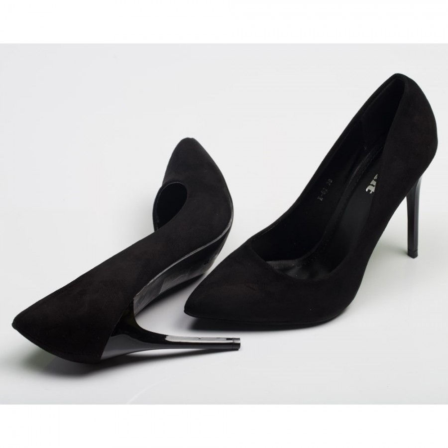 Pantofi K-68 BLACK R1/8/2 - Pantofi toc -wowreduceri.ro Pantofi K-68 BLACK R1/8/2 - Pantofi toc - wowreduceri.ro