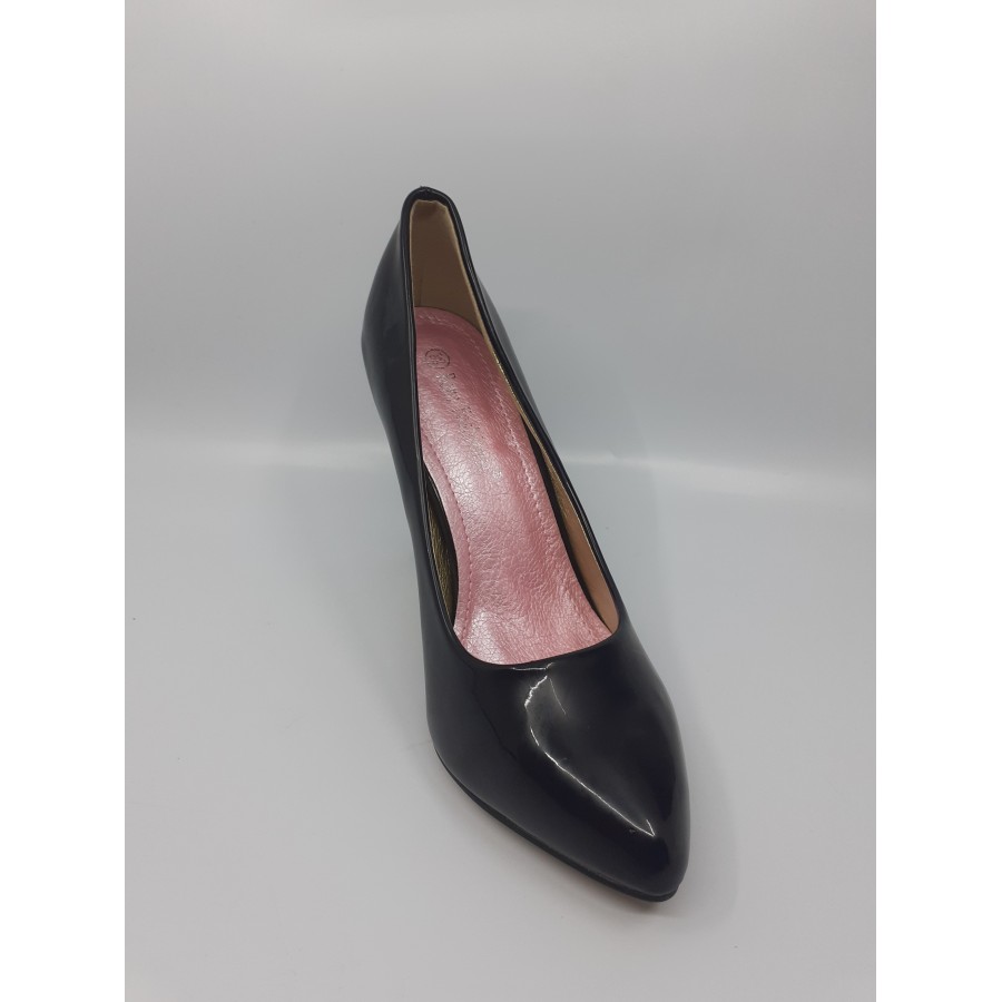 Pantofi casual W-33 BLACK R1/4/1 - Pantofi toc - wowreduceri.ro