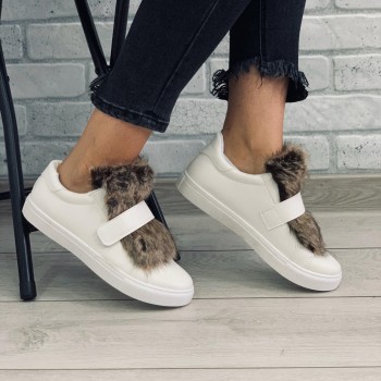 Pantofi casual 6180-2 WHITE R1/1/2 Pantofi casual 6180-2 WHITE R1/1/2