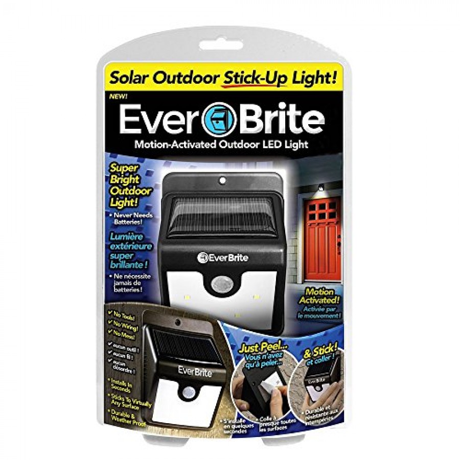 LICHIDARE STOC :Lampa EVER BRITE, LED, solara, cu senzor de miscare - LICHIDARE STOC -wowreduceri.ro LICHIDARE STOC :Lampa EVER BRITE, LED, solara, cu senzor de miscare ( LICHIDARE STOC )