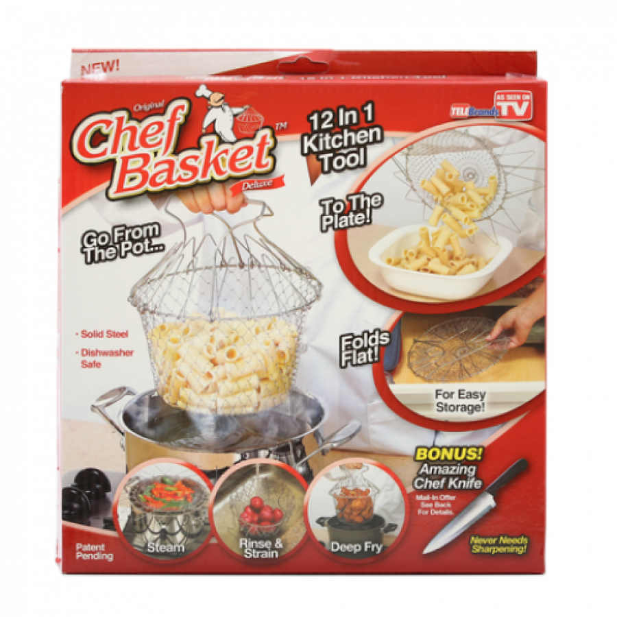 LICHIDARE STOC :Cos de gatit 12 in 1, inox ( LICHIDARE STOC )