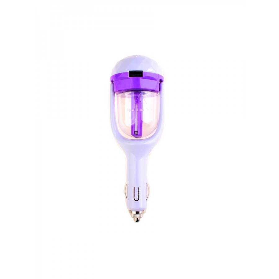 LICHIDARE STOC :Difuzor auto de uleiuri esentiale cu umidificator, mufa USB pentru incarcat telefoane/tablete ( LICHIDARE STOC )
