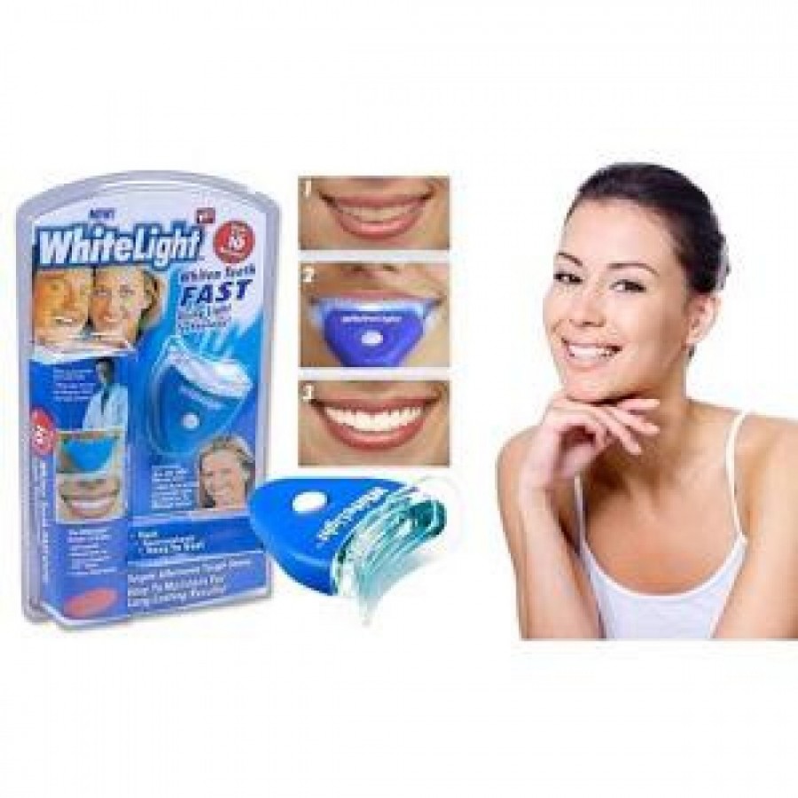 LICHIDARE STOC :Aparat de albire a dintilor, White Light - Kit de albire dentara ( LICHIDARE STOC )