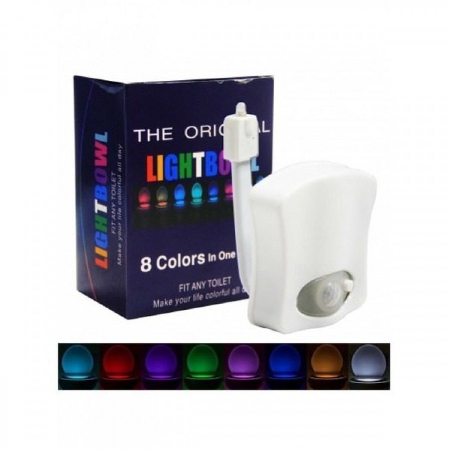 :Lampa cu LED pentru vasul de toaleta cu senzor de miscare LightBowl ( LICHIDARE STOC )
