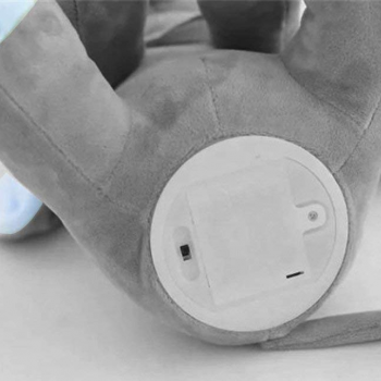 Jucarie Interactiva Elefant Peek A Boo Gri - Albastru, cod  0350 Jucarie Interactiva Elefant Peek A Boo Gri - Albastru, cod  0350