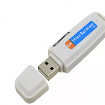 Stick USB Reportofon pentru Inregistrare audio, Alb, cod 01500 Stick USB Reportofon pentru Inregistrare audio, Alb, cod 01500