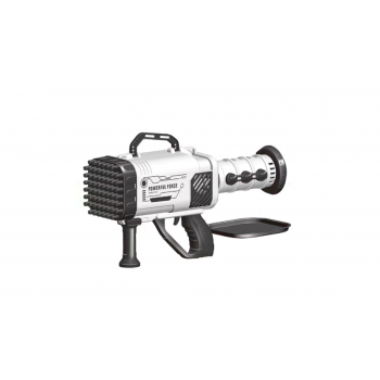 Pistol de facut baloane, tip Bazooka, cu baterii, 60 de Orificii, design compact, Gri-Negru, cod 0250 Pistol de facut baloane, tip Bazooka, cu baterii, 60 de Orificii, design compact, Gri-Negru, cod 0250