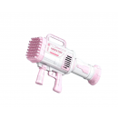 Pistol de facut baloane, tip Bazooka, cu baterii, 60 de Orificii, design compact, Roz, cod 0250 - Jucarii -wowreduceri.ro Pistol de facut baloane, tip Bazooka, cu baterii, 60 de Orificii, design compact, Roz, cod 0250 ( Jucarii )