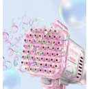 Pistol de facut baloane, tip Bazooka, cu baterii, 60 de Orificii, design compact, Roz, cod 0250 - Jucarii -wowreduceri.ro Pistol de facut baloane, tip Bazooka, cu baterii, 60 de Orificii, design compact, Roz, cod 0250 ( Jucarii )