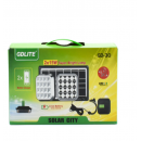 Kit Lanterna cu panou solar,  2 proiectoare LED, GDLITE, GD-30 ( Lampi solare )