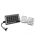 Kit Lanterna cu panou solar,  2 proiectoare LED, GDLITE, GD-30 ( Lampi solare )