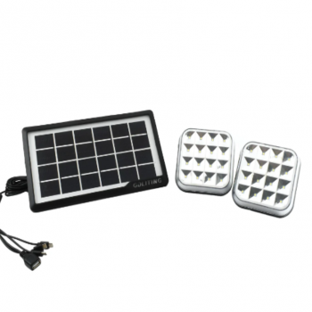 Kit Lanterna cu panou solar,  2 proiectoare LED, GDLITE, GD-30 Kit Lanterna cu panou solar,  2 proiectoare LED, GDLITE, GD-30