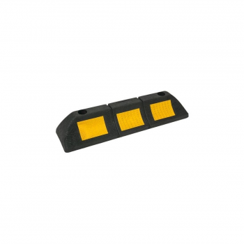 Opritor Roti Auto Pentru Parcare Reflectorizant, 48 cm, Negru/Galben Opritor Roti Auto Pentru Parcare Reflectorizant, 48 cm, Negru/Galben