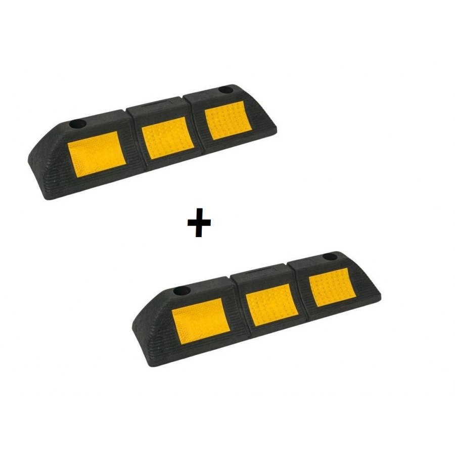 Oferta 2 Buc x Opritor Roti Auto Pentru Parcare Reflectorizant, 48 cm, Negru/Galben - Truse scule si unelte -wowreduceri.ro Oferta 2 Buc x Opritor Roti Auto Pentru Parcare Reflectorizant, 48 cm, Negru/Galben ( Truse scule si unelte )