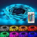 Promotie cu 2 Benzi LED RGB Multicolor, 5 metri lungime, cu Telecomanda, Multiple Programe Iluminare Promotie cu 2 Benzi LED RGB Multicolor, 5 metri lungime, cu Telecomanda, Multiple Programe Iluminare