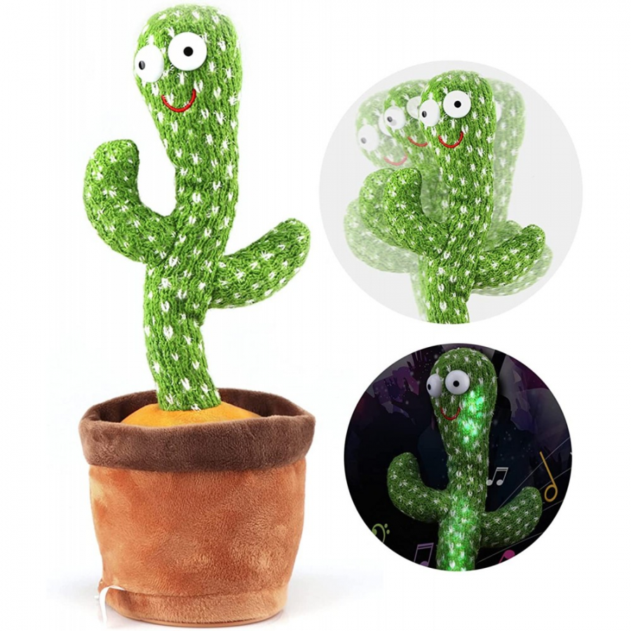 Cactus dansator și vorbitor,jucărie de plus, - PRODUSE NOI -wowreduceri.ro Cactus dansator și vorbitor,jucărie de plus, ( PRODUSE NOI )