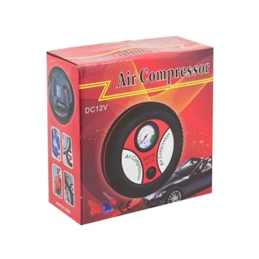 Super Oferta! Compresor Aer Auto In forma de Roata ,12V, 260PSI, 20L/Minut - ELECTRONICE -wowreduceri.ro Super Oferta! Compresor Aer Auto In forma de Roata ,12V, 260PSI, 20L/Minut ( ELECTRONICE )